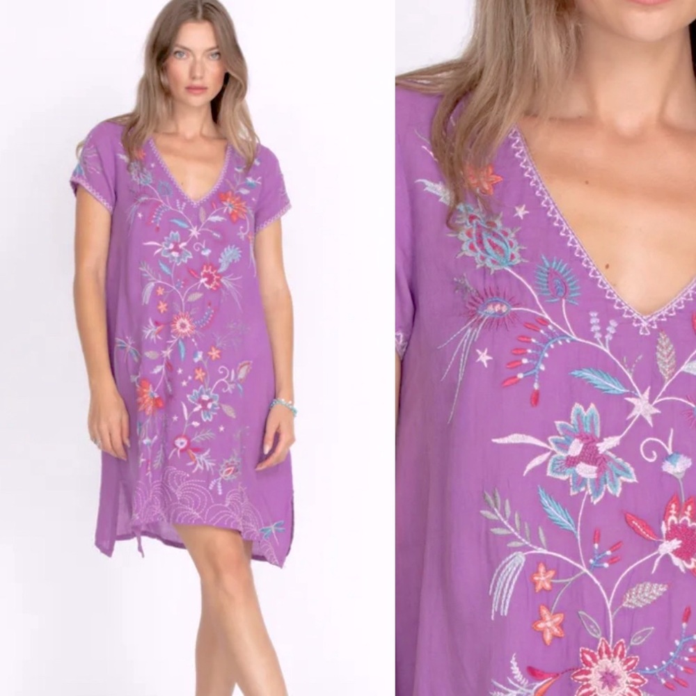 5⭐️Rated!! Johnny Was Lilac Dress